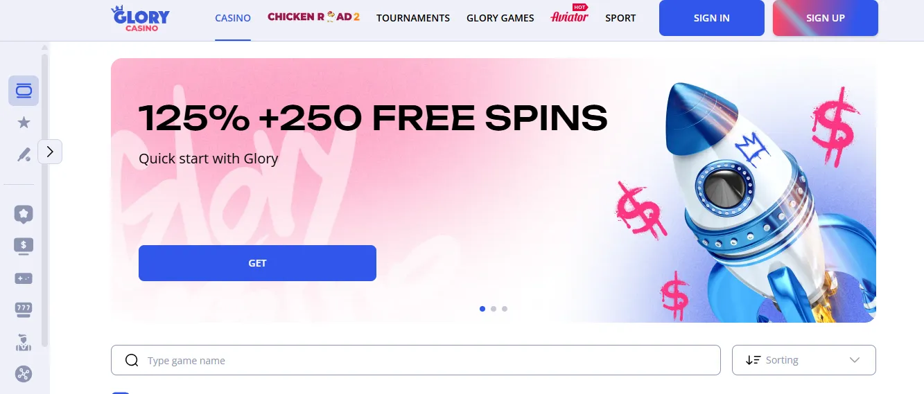 Advantages and disadvantages of Glory Casino